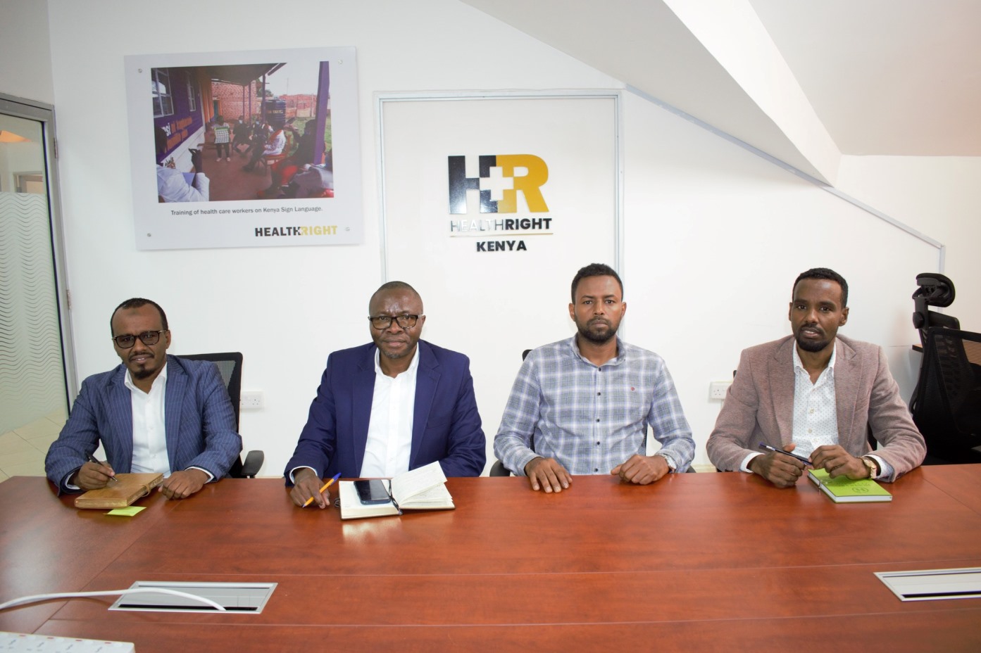 Healthright Country Director Peter Ofware hosts a fruitful engagement with Somali Nexus Executives
