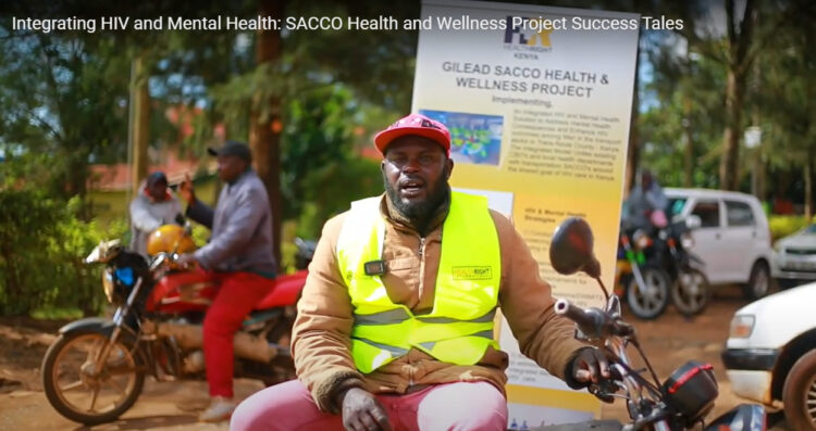 Integrating HIV and Mental Health through the sacco Health and Wellness Project