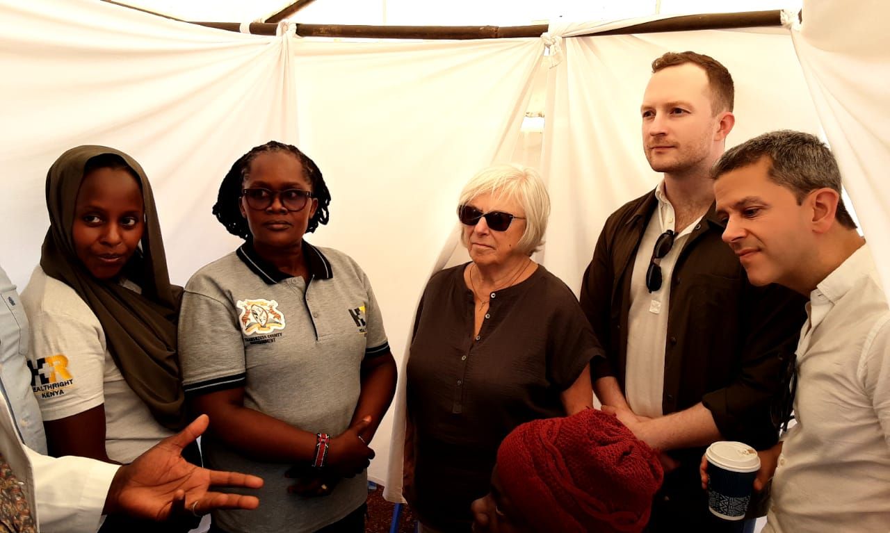 Visit by CEO Peter Navario & supporters from New York City