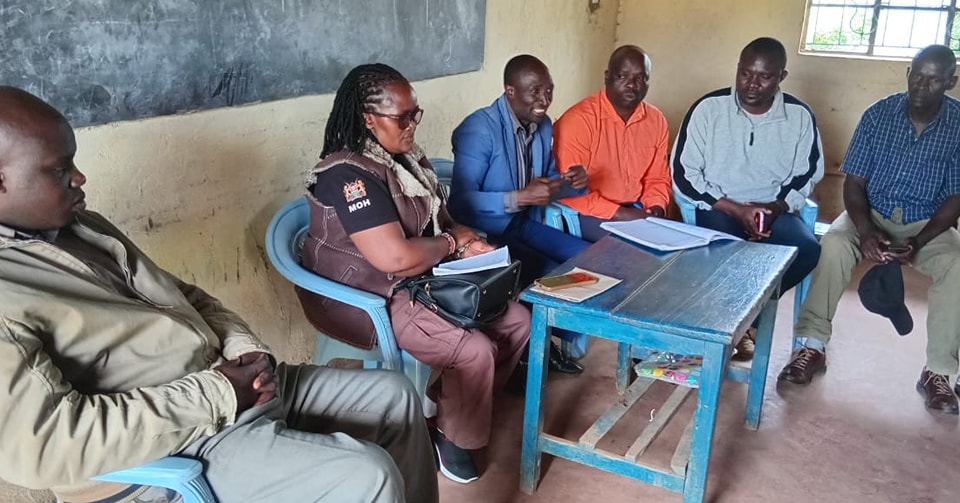 Introductory Meeting with Health and Wellness Coaches from Trans Nzoia County