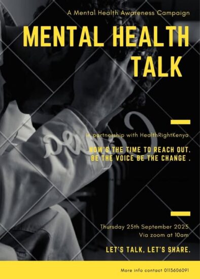 Mental Health Talk at The Multimedia University of Kenya